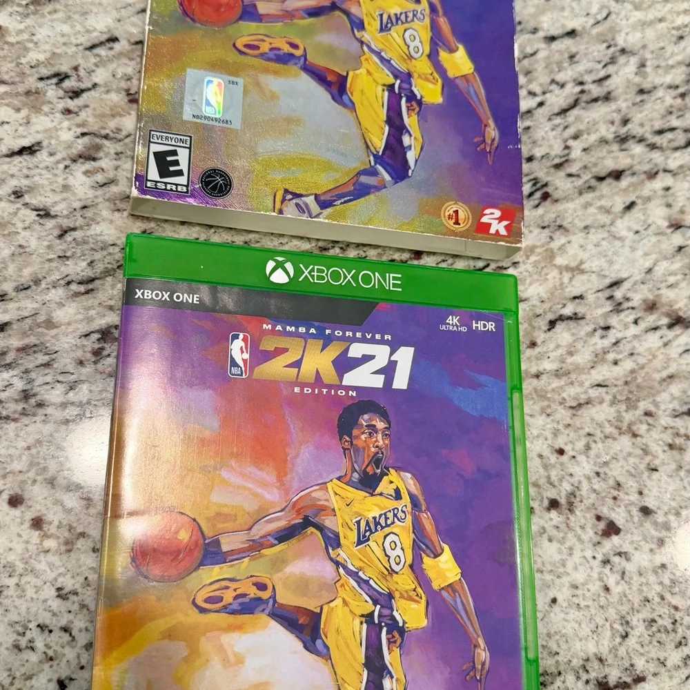 NBA 2K21 Mamba Forever Edition w/ Slip Cover Microsoft Xbox One Complete Bonus c